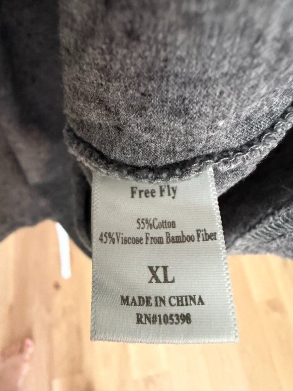 Free Fly Short Sleeve Grey Henley - Picture 3 of 5